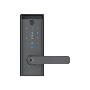 Schlage Ascent Graphite Smart Entrance Lever