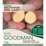 Goodman Seeds 1kg Red Lady Seed Potato - Solanum tuberosum