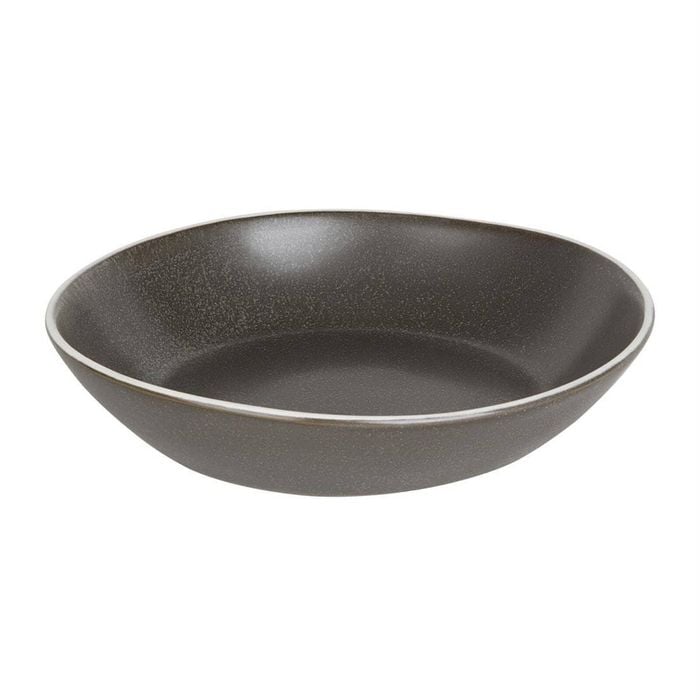 Olympia Coupe Bowl Chia Charcoal Porcelain 220mm 4 Pack
