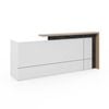 180cm Reception Desk Counter Desks- Left