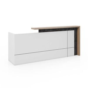 180cm Reception Desk Counter Desks- Left