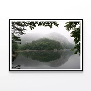 Lake with Mountains   Print 100% Australian Made 90x60cm  (Poster)