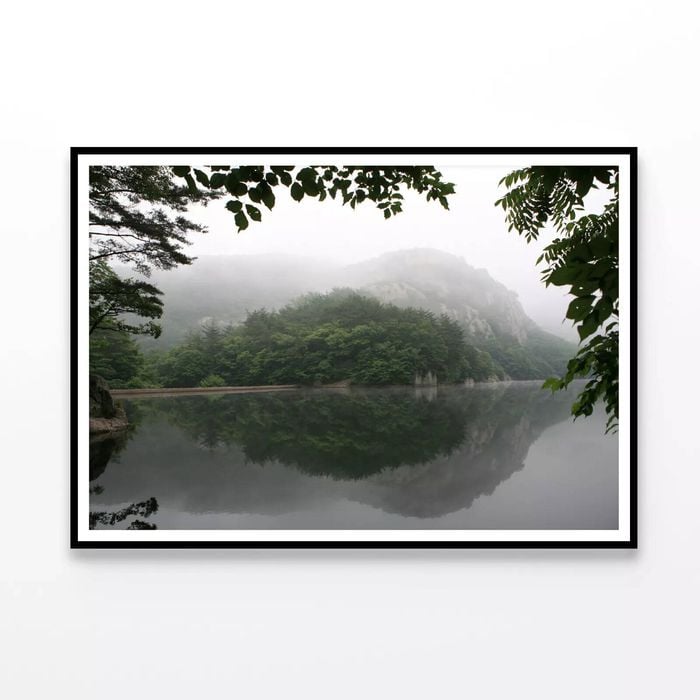 Lake with Mountains   Print 100% Australian Made 90x60cm  (Poster)