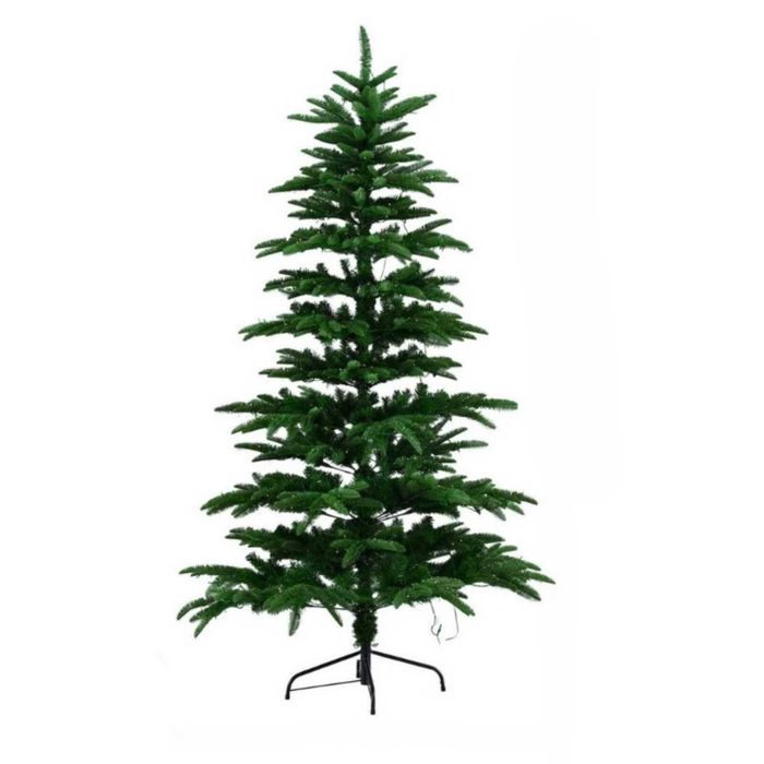 P&P Green 7FT Warm White LED Christmas Tree 860 Branches PE+PVC Pre-Lit