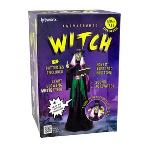 Lytworx 1.8m Battery Operated Witch Animatronic