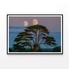 A Tree with the Moon  Print 100% Australian Made 90x60cm  (Poster)