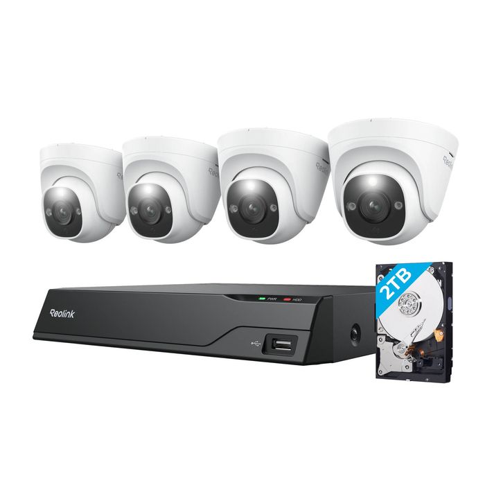 Reolink NVS8-12MD4 -12MP PoE Security Kit, 8-Channel NVR with Built-in 2TB HDD Smart Detection