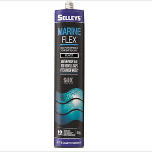 Selleys 410g Marine Flex Sil-X Adhesive Sealant - Black
