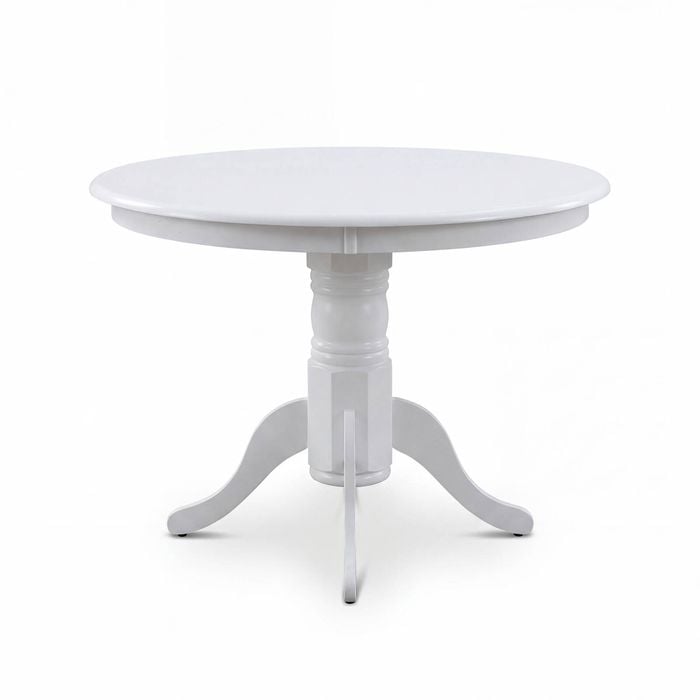 Cairns 106cm Round Hampton Dining Table White
