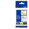 Brother 12mm TZ Tape - Black on Clear, Strong Adhesive for Industrial Labeling