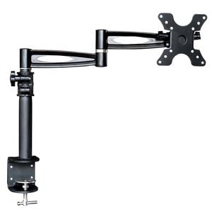 Up to 24" Inch Single LCD Monitor Swivel Arm Tilt VESA Mount Bracket Desk Clamp