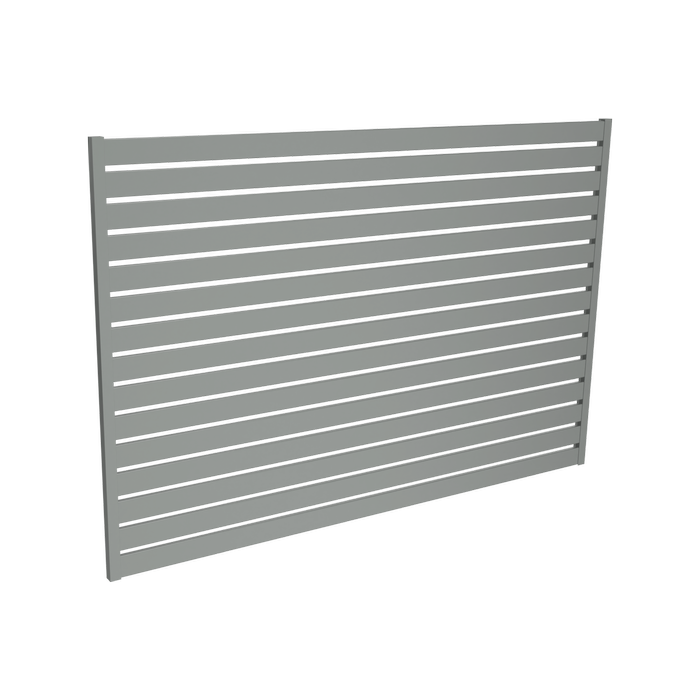 ProtectorAl Up to 1800W x Up to 1200H Palladium Silver Aluminium Slat Screen Kit