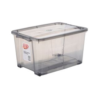 Ezy Storage 32L Grey Storage Tub