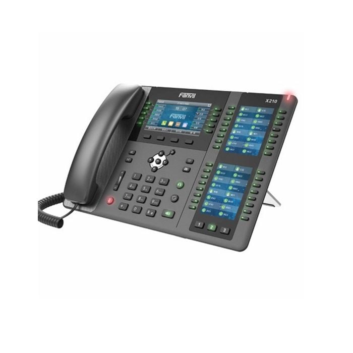 Fanvil X210 Enterprise IP Phone - 4.3' (Video) Colour Screen, 20 Lines, 106 x DSS Buttons, Dual Gigabit NIC, Bluetooth