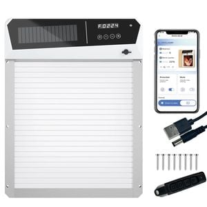Advwin Automatic Chicken Coop Door Smart App Control Built-in Solar Panel
