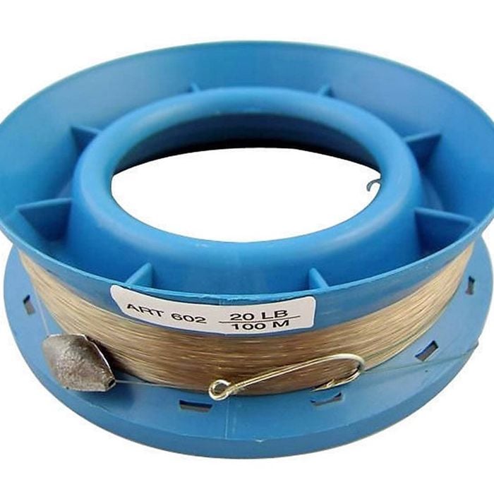 6 Inch Hand Caster Pre Rigged with 100m of 20lb Mono Fishing Line