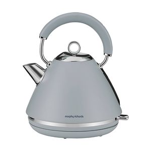 Morphy Richards Ascend Chrome Pyramid Electric Kettle 2200w Upward Blue