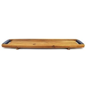 Cerve Acacia Serving Board w/ Handles Food Platter Kitchen Serveware 80x20cm