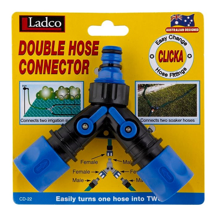 Ladco Double End Coupling Hose Fitting Adapter