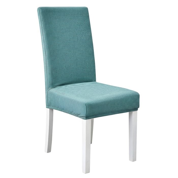 Anyseat Chair Cover Blue Corn Kernels Waterproof Universal Size For Dining Room Stretch Seat Slipcovers