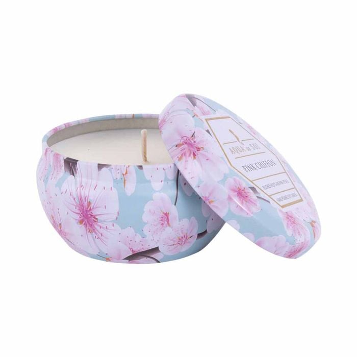 Soi Co The Decorative Tin 9oz - Pink Chiffon