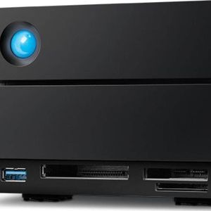 LaCie 20TB 2big Dock v2 Thunderbolt 3 USB-C External Desktop Hard Drive