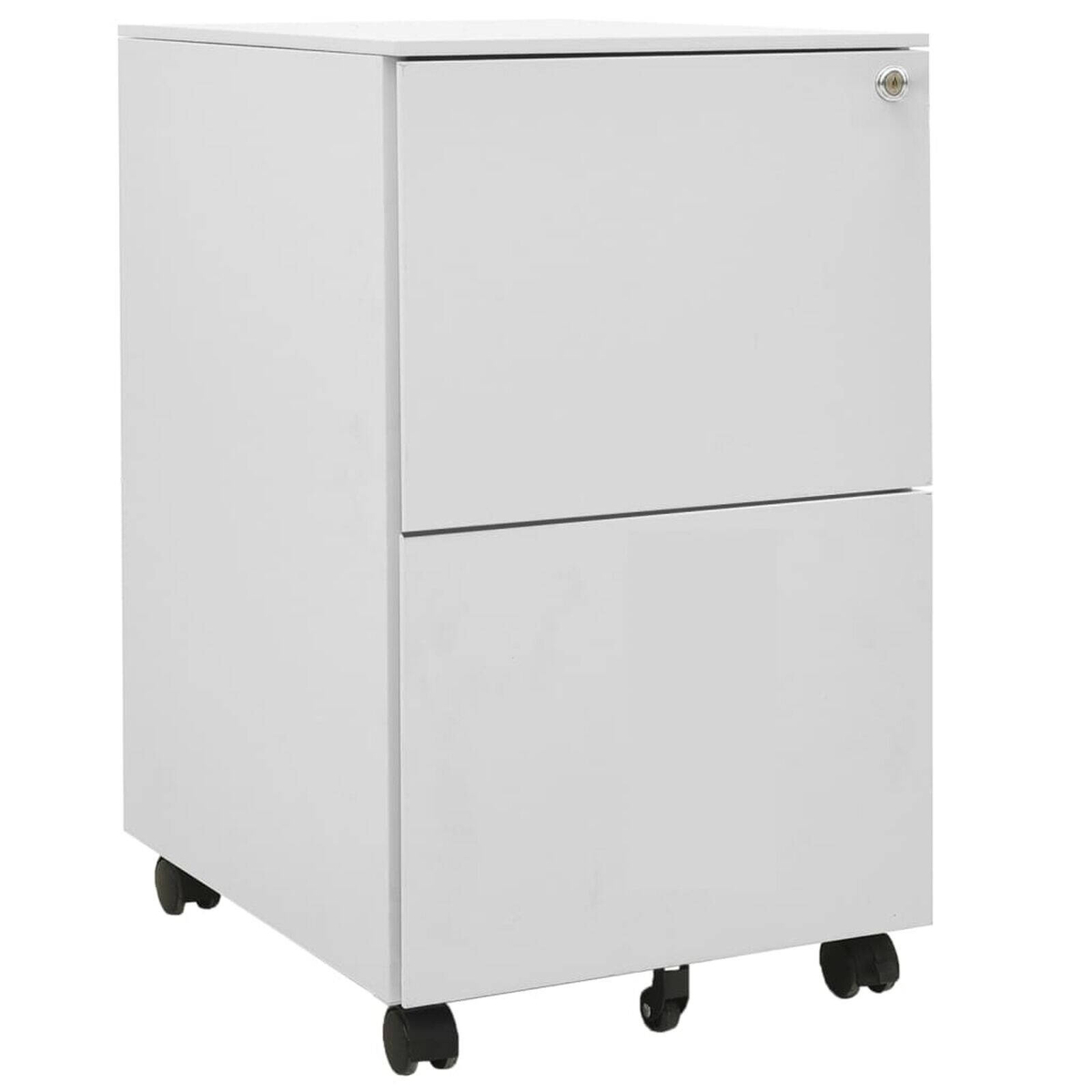 vidaXL Mobile File Cabinet Light Grey 39x45x67 cm - Bunnings Australia