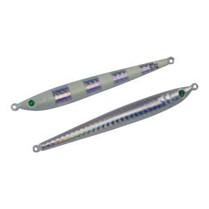Finesse Pencil Jig, 40gm, Lumo Silver, 2 Pack