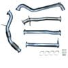 Ignite Exhausts Turbo Back for Ford PX Ranger 2.2L 3" Cat & Pipe Only Raw Aluminised Steel