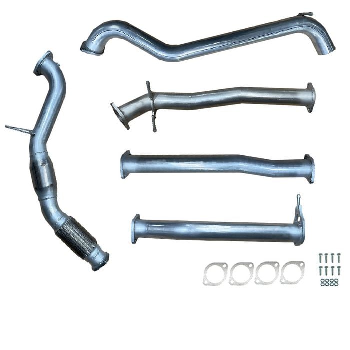 Ignite Exhausts Turbo Back for Ford PX Ranger 2.2L 3" Cat & Pipe Only Raw Aluminised Steel