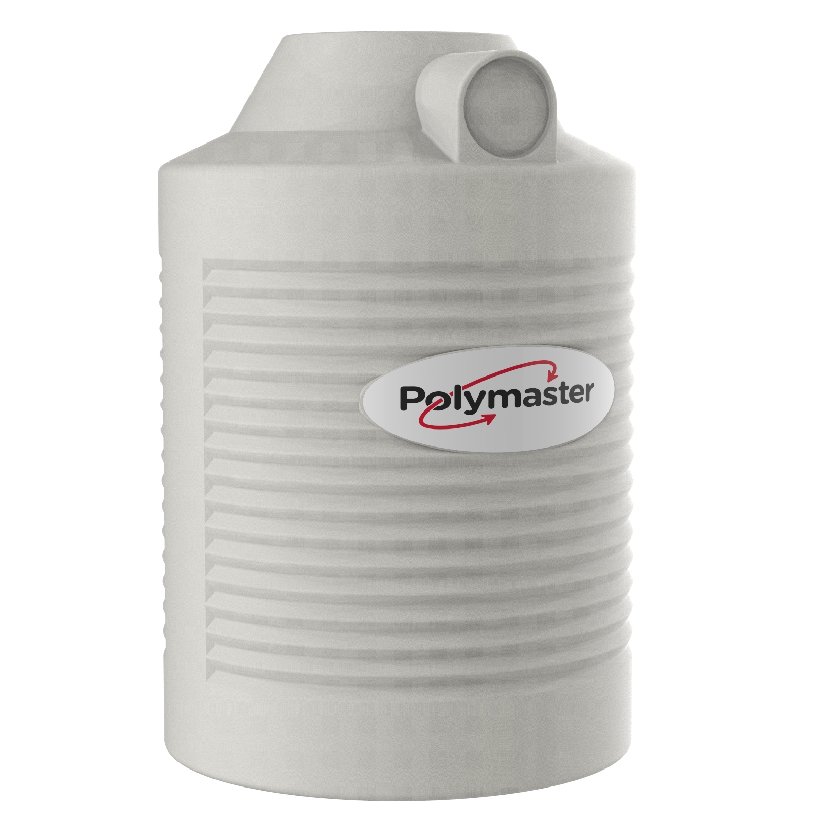 Polymaster 200L Round Corrugated Water Tank - White product image