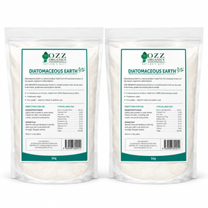 Ozz Organics Diatomaceous Earth 1kg 2 Pack | 2kg Poultry Care