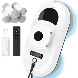 YOPOWER 2800Pa Window Cleaner Robot, Auto Route Planning