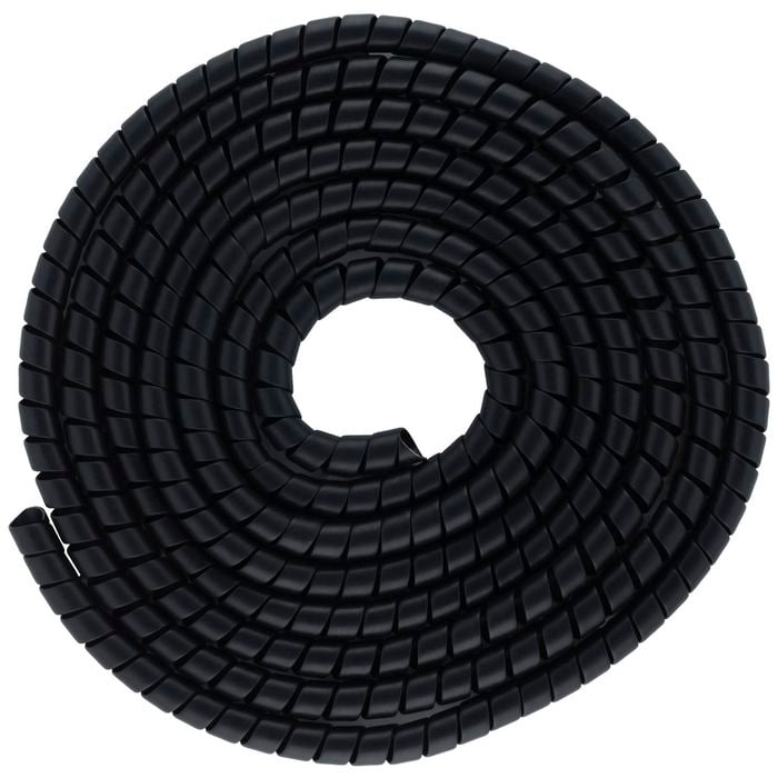 CLICK 5m 22mm Black Heavy Duty Spiral Wrap