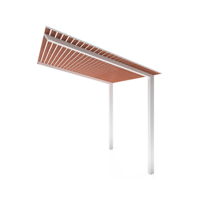 Exterior Life 4.5m Hollywood Pearl White/Wild Olive Pergola