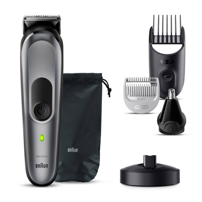 Braun Series 7 10-in-1 All-in-One Waterproof Style Kit w/ Charging Stand MGK7420