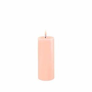 Deluxe Homeart Flameless Candle - Light Pink 5 x 10cm