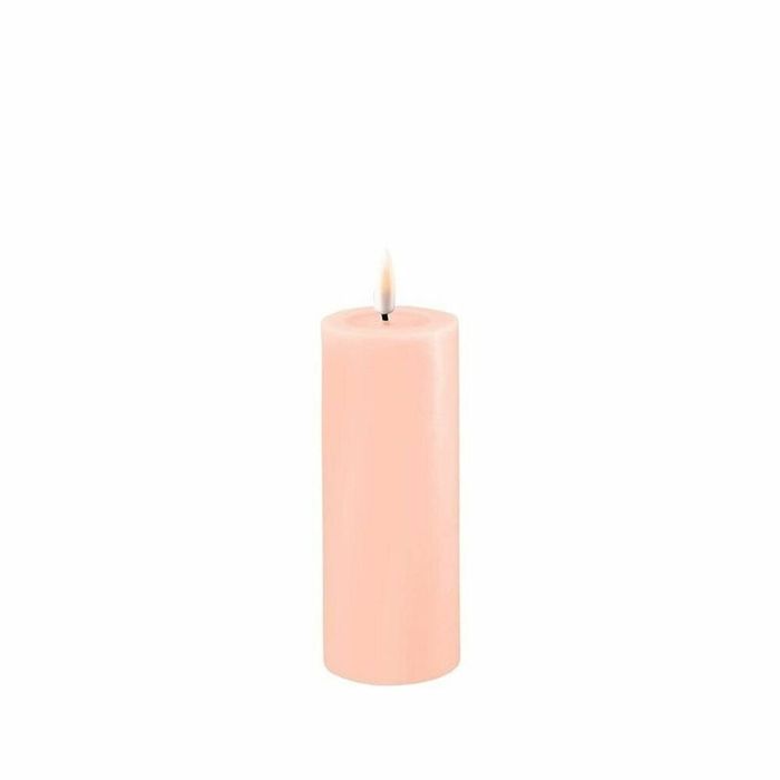 Deluxe Homeart Flameless Candle - Light Pink 5 x 10cm