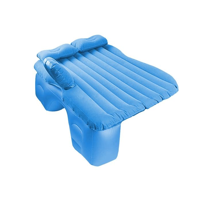 SOGA Blue Stripe Inflatable Car Mattress