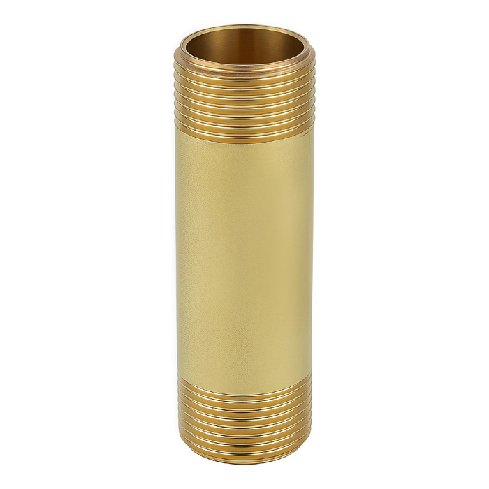 Kinetic - 15mm x 60mm Brass Threaded Barrel Nipple LF