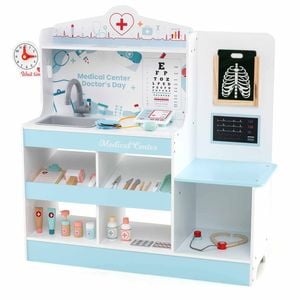 Costway Kids Doctor Play Set Pretend Play Toys Medical Center Blue