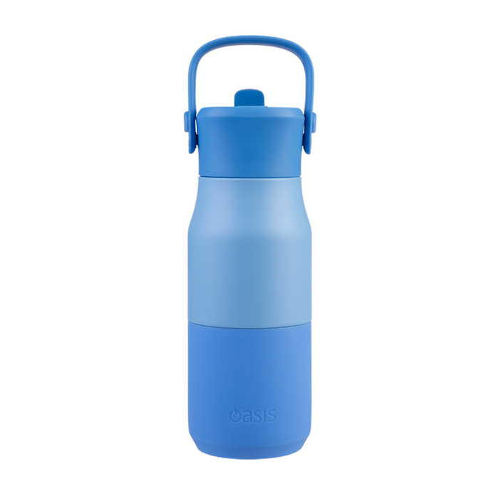 Oasis Insulated Jnr Drink Bottle With Sipper 400ml - Blue