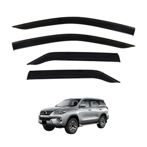 AUSGO Injection Weather Shields for Toyota Fortuner 2015-Onwards Weathershields Window Visors Wind Deflectors