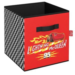Disney 27 x 27 x 28cm Red & Black Lightning McQueen Compact Cube Insert