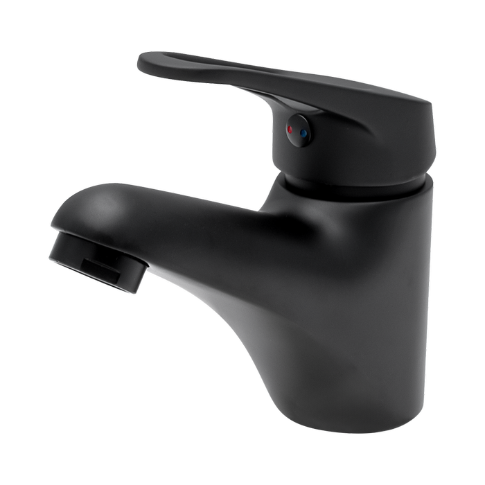 Estilo Serena 35mm Matte Black Cast Basin Mixer