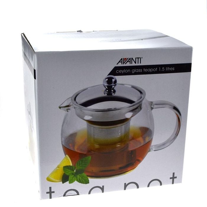 Avanti Ceylon Glass Teapot 1.5 Litres