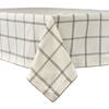 Salt & Pepper Taylor Check Tablecloth 150 x 230cm