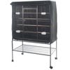 YES4PETS 158 cm Large Bird Cage Parrot Budgie Aviary With Stand & Cover