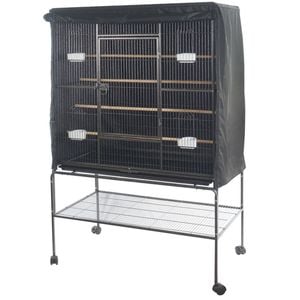 YES4PETS 158 cm Large Bird Cage Parrot Budgie Aviary With Stand & Cover