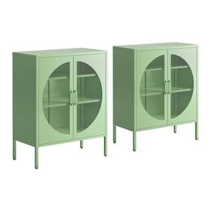Artiss 2x Buffet Sideboard Cabinet Elsa Green